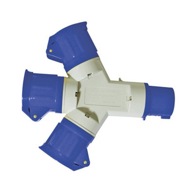 Fixman 16A 3-Gang Splitter - 230V 3 Pin