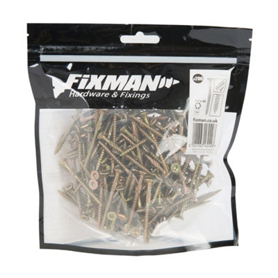 Fixman Goldstar Advanced Screws - 4 x 50mm 200pk