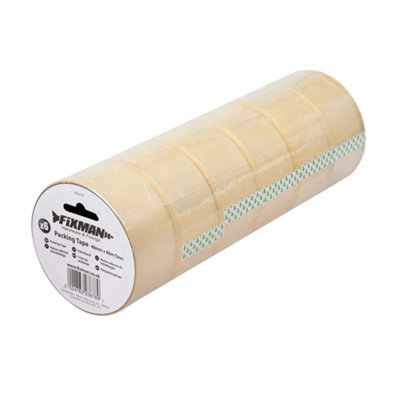 Fixman - Packing Tape - 48mm x 66m Clear 6pk