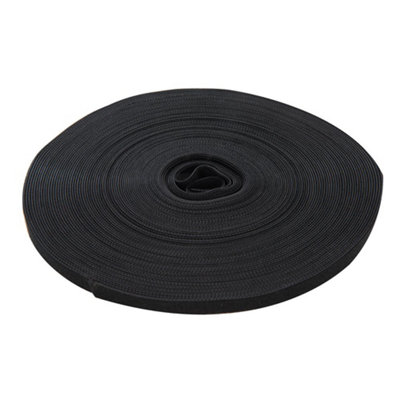 Fixman Self-Wrap Hook & Loop Tape Black - 10mm x 25m