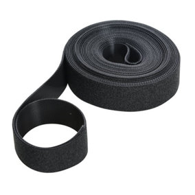 Fixman Self-Wrap Hook & Loop Tape Black - 25mm x 5m