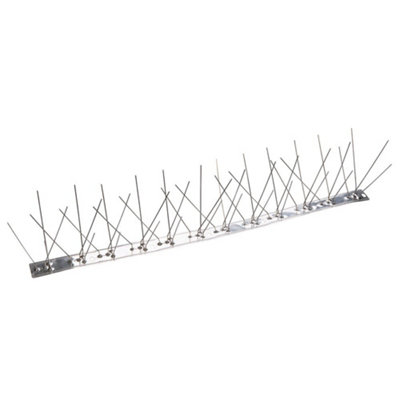 Fixman - Stainless Steel Bird Spikes 10pk - 500mm (4 Spike)