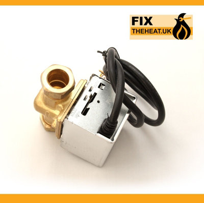 FixTheBog™ 22Mm 2-Port Motorised Mid Position Replace Honeywell V4043H1056 V4073A1039 - 4