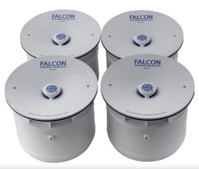 FixTheBog™ Falcon S628267 Velocity Pack of 4 Replacement Waterless Urinal Cartridges for Aridian S6282