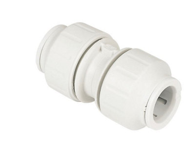 FixTheBog™ JG Speedfit Plastic 2 x Push-fit Equal Coupler 15mm PEM0415W ...