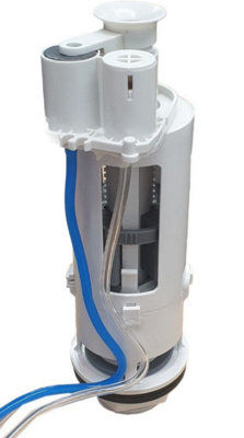 FixTheBog Macdee VA0500 2" Dual Flush Kayla PNEUMATIC Outlet Valve + KARA 72mm Chrome Dual Flush Button - 4