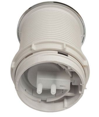 FixTheBog Macdee VA0500 2" Dual Flush Kayla PNEUMATIC Outlet Valve + KARA 72mm Chrome Dual Flush Button - 6