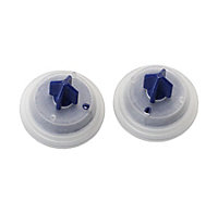 FixTheBog™ pack 2 x Geberit Diaphragm DIY replacement 380 and 360 Impuls Side Bottom entry valves