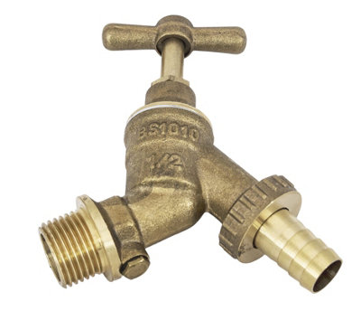 FixTheBog™ Professional 350mm THRU WALL Flange Outside Garden Tap Kit meets Water Regs Hozelock GT2 DIY inc winter drain down