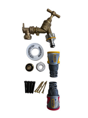 FixTheBog™ Professional HozeLock Outside Garden Tap kit Water Regs GT15PRO with instructions - 5