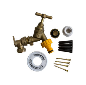 FixTheBog™ Professional HozeLock Outside Garden Tap kit Water Regs GT16PRO with instructions