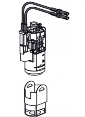 FixTheBog™ Replacement for SANIT Flush valve conc. cistern 8cm