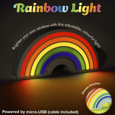 Fizz Creations Dimmable Rainbow Mood Light
