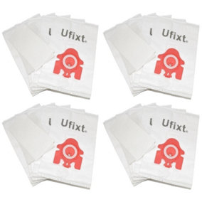 FJM Bags For Miele Vacuum Cleaner Dust Bags Type FJM x 20 + Filters by Ufixt