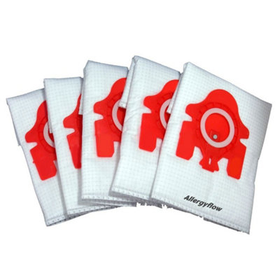 FJM Bags For Miele Vacuum Cleaner Dust Bags Type FJM x 5 + 2 Filters 3D Efficiency by Ufixt