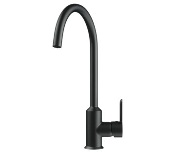 flöde Bryne Kitchen Mixer Tap Matt Black Finish