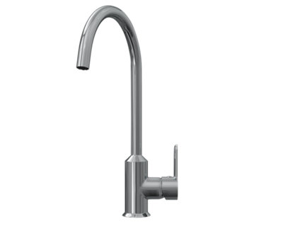 flöde Bryne Kitchen Mixier Tap Polished Chrome Finish