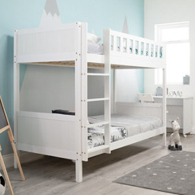 Flair Louis Wooden Bunk Bed - White
