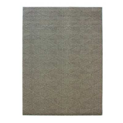 Flair Rugs Skyline Petronas Thin Weave Floor Rug Brown (67cm x 100cm)