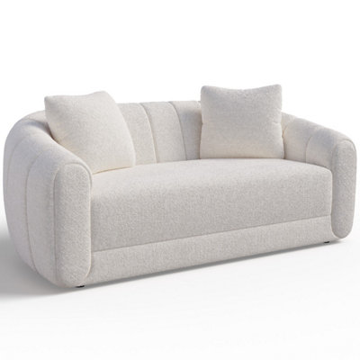 Flair Sidonie 2-Seater Boucle Sofa - Cream