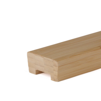 Flair Stairs Bamboo Pear Base rail 41mm Groove 3m Light