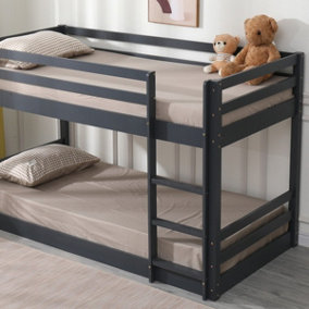 Flair Wooden Spark Low Bunk Bed - Grey