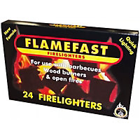 Flamefast BBQ  Fire Lighters 1 x Pack of 24 Cubes