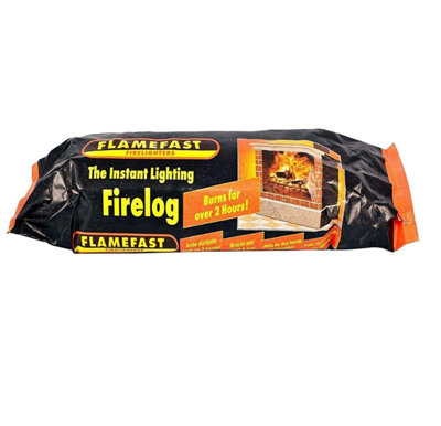 Flamefast The Instant Lightening Smokeless Firelog Wrapped 700g