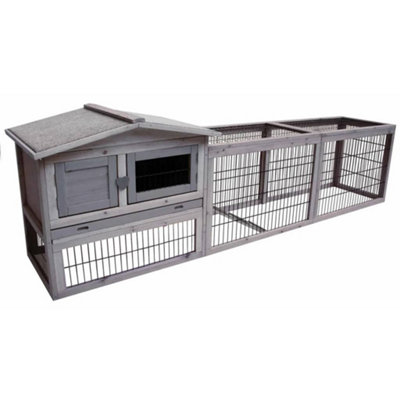 FLAMINGO Rabbit Hutch Sunshine Cottage Jumbo 230x53x70 cm 201903 Price Comparisons | Compare The Build