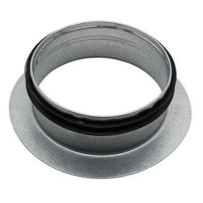 Flanged Spigot Without Radius (safe) 150mm Galvanised