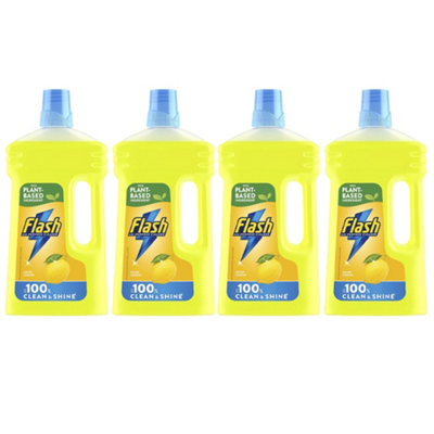 Flash All Purpose Cleaner Crisp Lemon Scent Vegan 950ml x 4