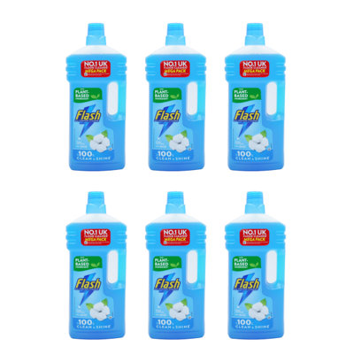 Flash All Purpose Liquid Cleaner Cotton Fresh 1.5L (Pack Of 6)