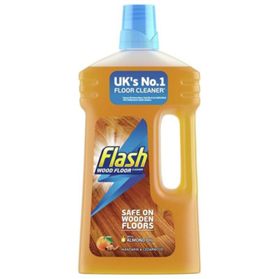 Flash All Purpose Liquid Cleaner, Mandarin and Cedarwood, 1L (Pack of 12)