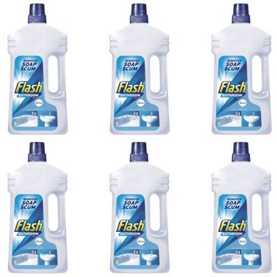 Flash Bathroom Cleaner 1L (Pack of 6) | DIY at B&Q