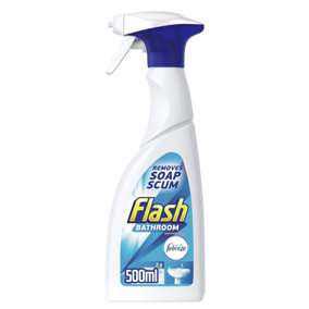 Flash Bathroom Surface Cleaner Spray, 500ml