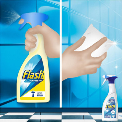 Flash Bathroom Surface Cleaner Spray, 500ml