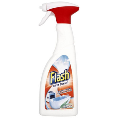 Flash Bleach Spray Power & Hygiene 500ml Pack of 3