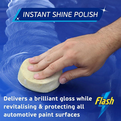 FLASH Car Polish High Gloss Instant Shine Paint Protection & Detailing ...