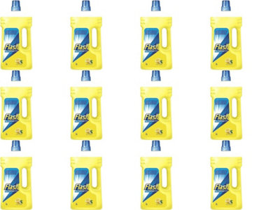 Flash Clean & Shine All Purpose Cleaner Lemon 1 Litre Bottle (Pack of 12)