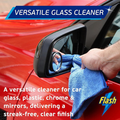 FLASH Glass & Mirror Cleaner Streak-Free Shine for Car Windows ...