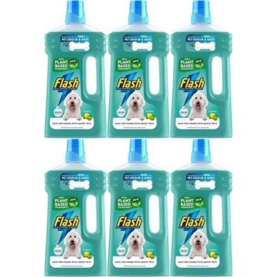 Flash Liquid Cleaner For Pet Lover Citrus 1L x 6