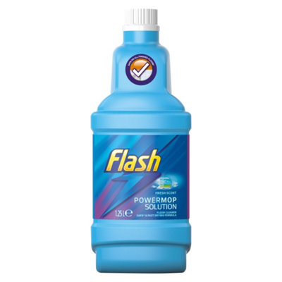 FLASH POWERMOP LIQUID REFILL LAVENDER, 1.25L - MULTI-SURFACE FLOOR ...