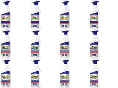 Flash Professional Multi-Purpose Cleaner with Bleach Spray 750ml (Pack of 12)