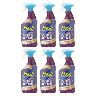 Flash Sparkling Home Sugarplum Delight Cleaning Spray 800ml - Pack of 6