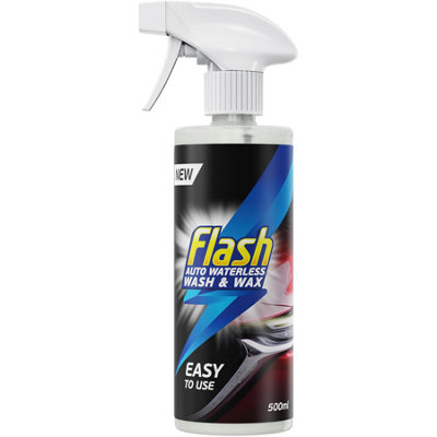 Flash Waterless Wash & Wax Quick & Effective Waterless Car Cleaner ...