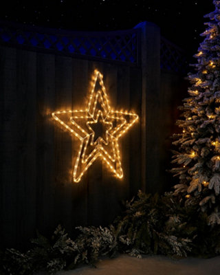 BrightLux 32' Adjustable White LED Indoor/Outdoor Rope Light At