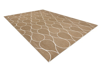 FLAT 49379265 Sisal carpet Drops - natural beige straw color, string ...
