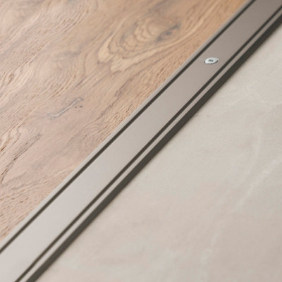 3.28Ft PVC Self-Adhesive Flexible Flooring Transition Strip For Vinyl & Carpet E - Foto 4