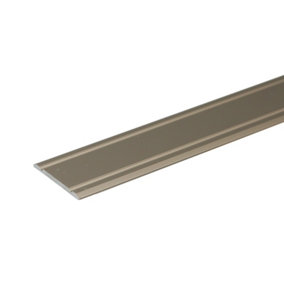 Flat anodised aluminium door floor edging bar strip trim threshold 930 x 30mm a02 Shampagne