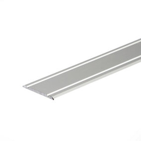 Flat anodised aluminium door floor edging bar strip trim threshold 930 x 30mm a02 Silver